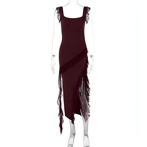 Women's Summer Stringy Stitch Bodycon Dress Elegant Chic