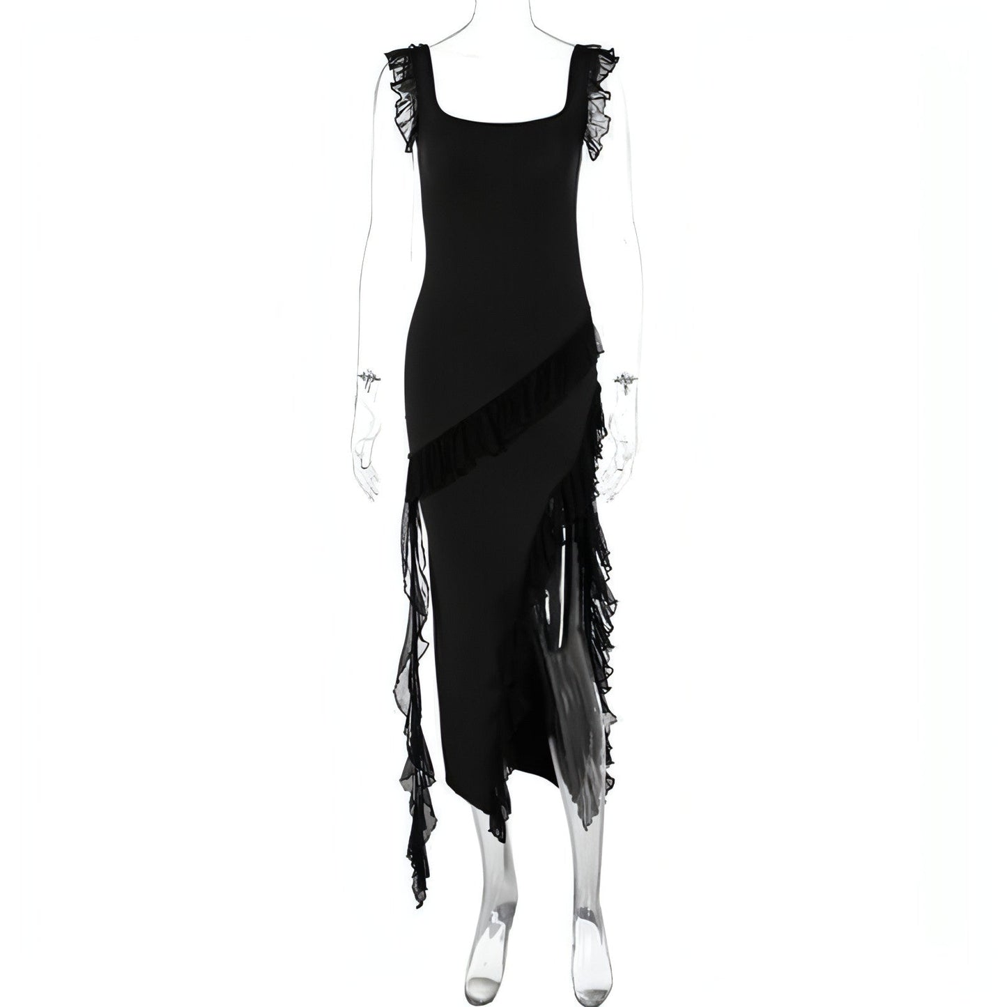 Women's Summer Stringy Stitch Bodycon Dress Elegant Chic