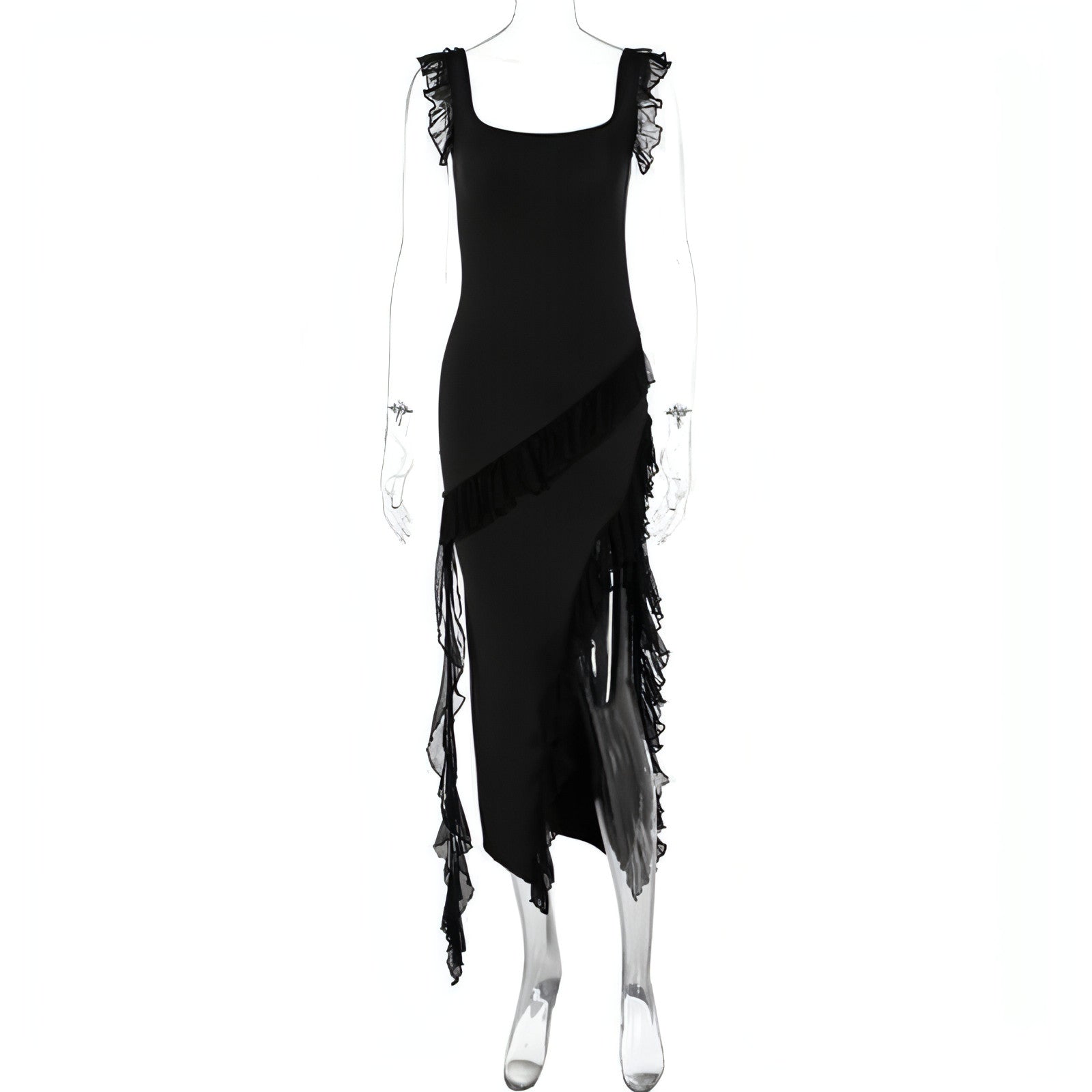 Women's Summer Stringy Stitch Bodycon Dress Elegant Chic