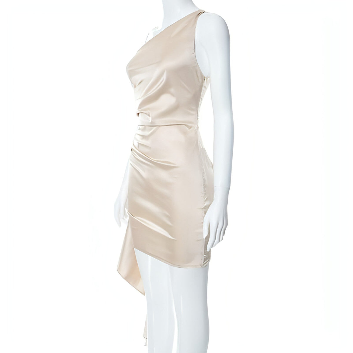 Sleeveless Slim Fit Bodycon Mini Dress for Women Casual Chic