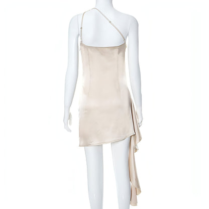 Sleeveless Slim Fit Bodycon Mini Dress for Women Casual Chic