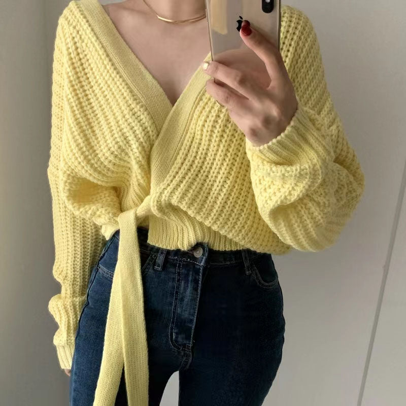 Elegant Loose Knit Cardigan for Women
