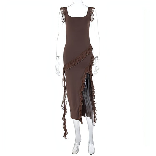 Women's Summer Stringy Stitch Bodycon Dress Elegant Chic
