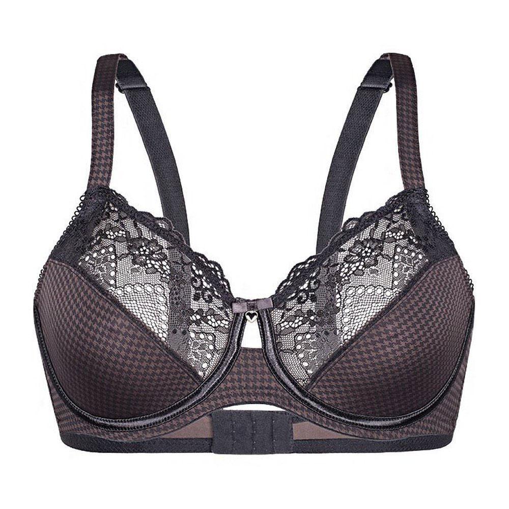 Full Figure Lace Underwire Bra Extended Size Support