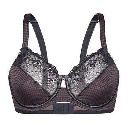 Full Figure Lace Underwire Bra Extended Size Support