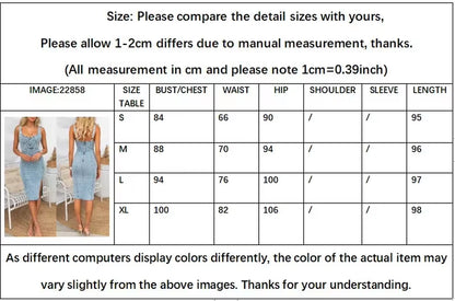 Women Y2K Bodycon Tank Dress Sleeveless Denim Midi Dress