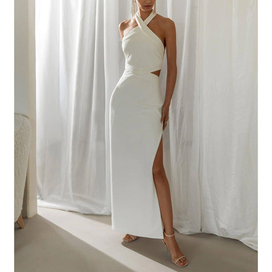 Women's Holiday Polyester Party Dress for Festive Occasions