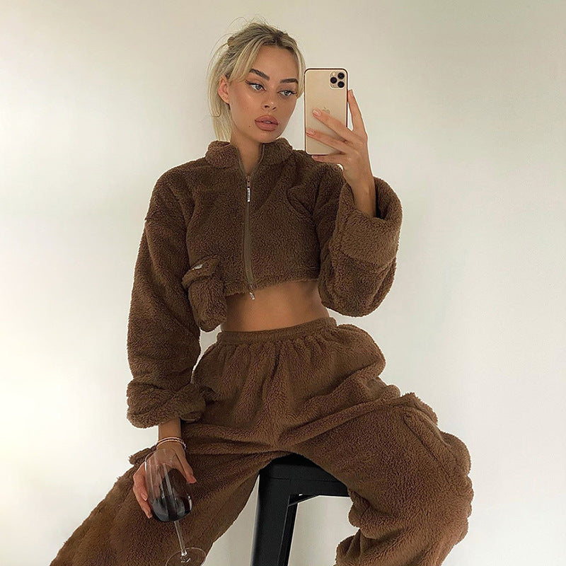 Autumn Winter Women's Long Sleeve Cardigan Jacket