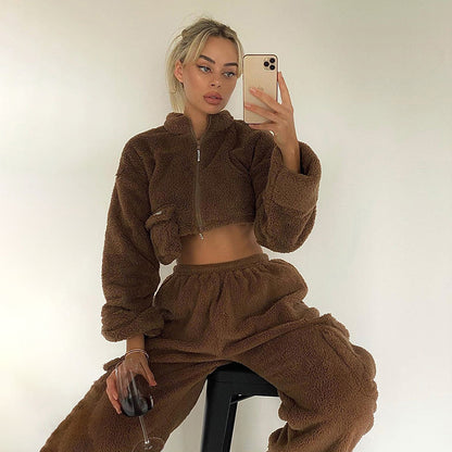 Autumn Winter Women's Long Sleeve Cardigan Jacket