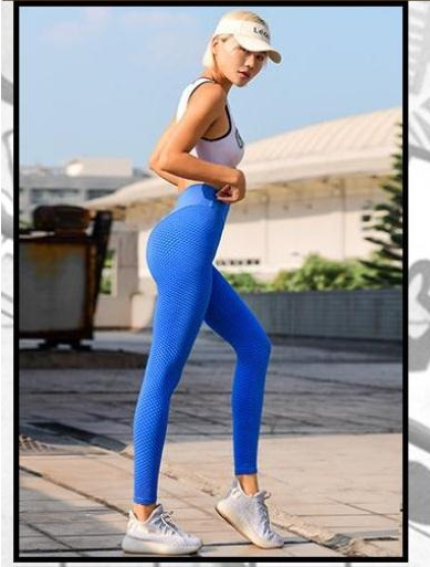 Jacquard Bubble Yoga Pants for Women in Europe & America