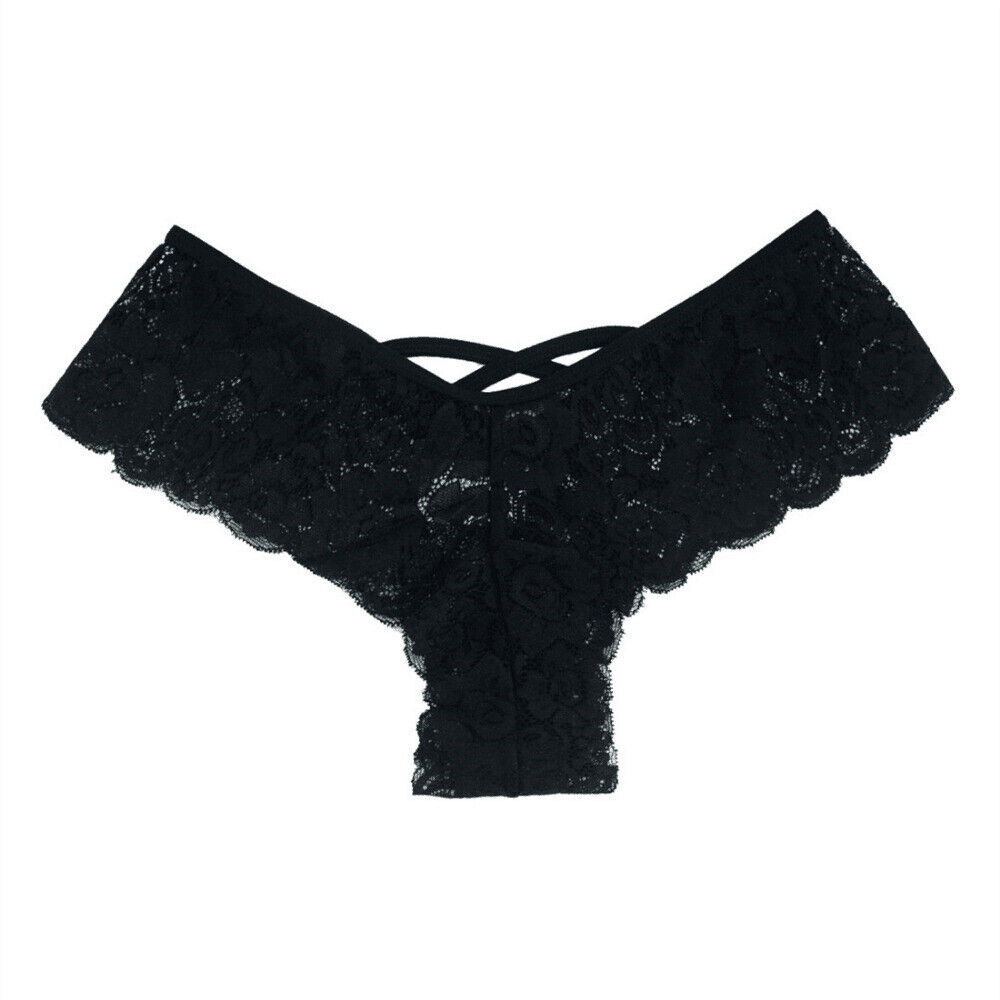 Women Lace Seamless Thong Underwear 4 Pack Stretch Brief Set