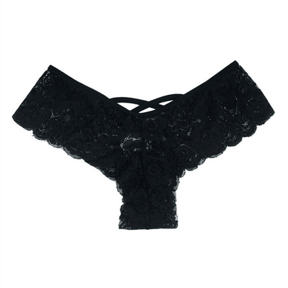 Women Lace Seamless Thong Underwear 4 Pack Stretch Brief Set