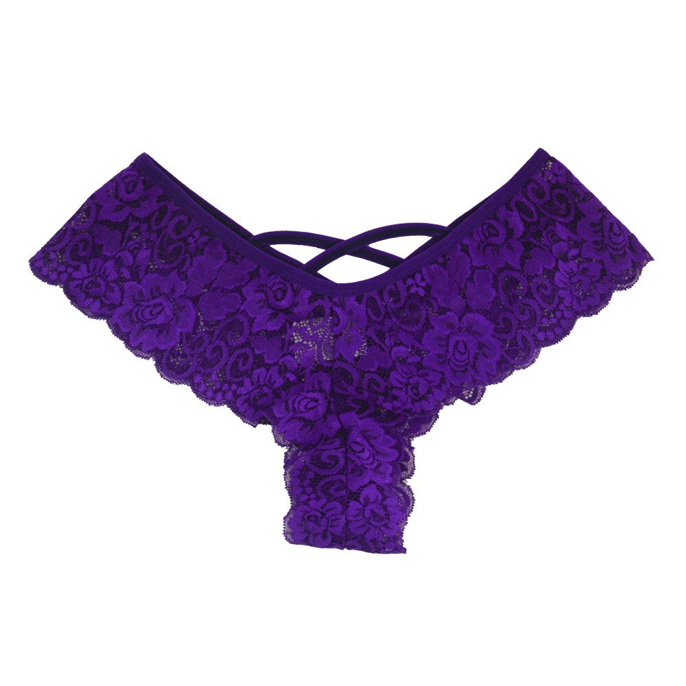 Women Lace Seamless Thong Underwear 4 Pack Stretch Brief Set