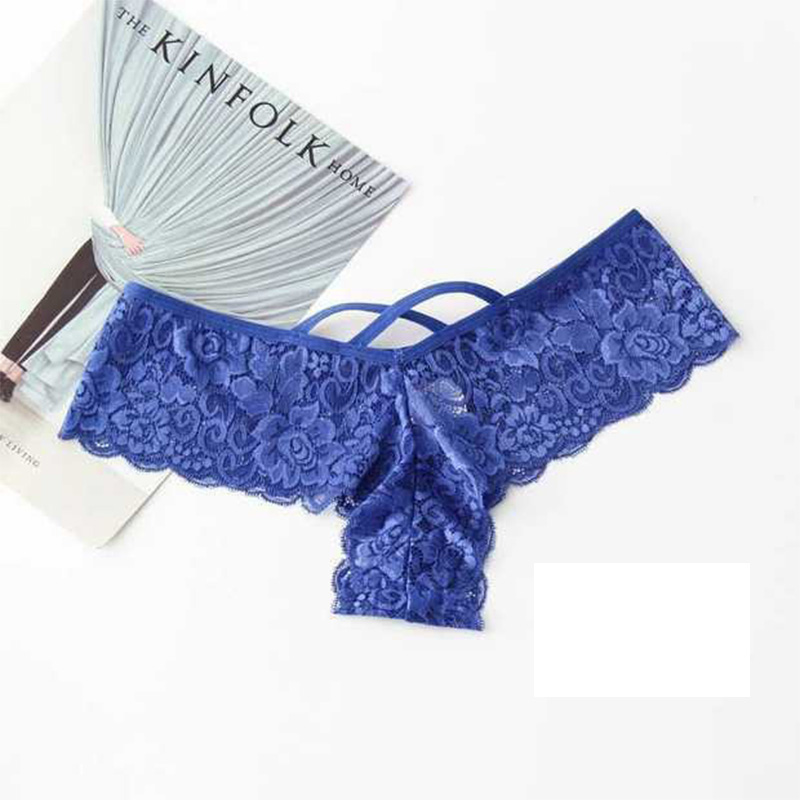 Women Lace Seamless Thong Underwear 4 Pack Stretch Brief Set