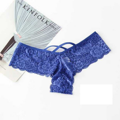 Women Lace Seamless Thong Underwear 4 Pack Stretch Brief Set