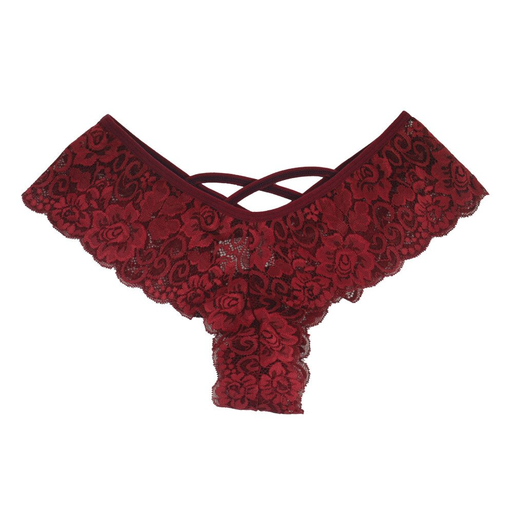 Women Lace Seamless Thong Underwear 4 Pack Stretch Brief Set