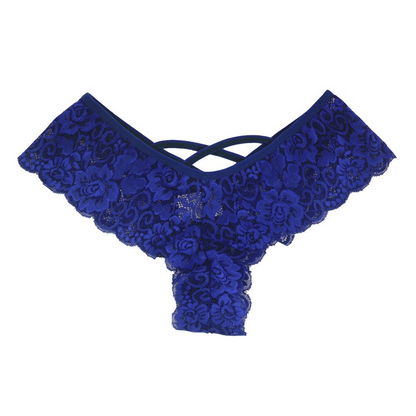 Women Lace Seamless Thong Underwear 4 Pack Stretch Brief Set
