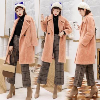 Women's Loose Fit Thick Woolen Coat for Autumn/Winter