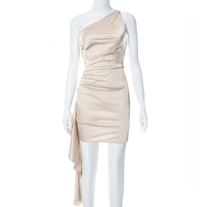Sleeveless Slim Fit Bodycon Mini Dress for Women Casual Chic