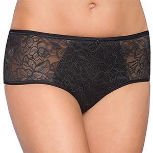 Women Sheer Floral Lace Boyshort Panty Stretch Briefs