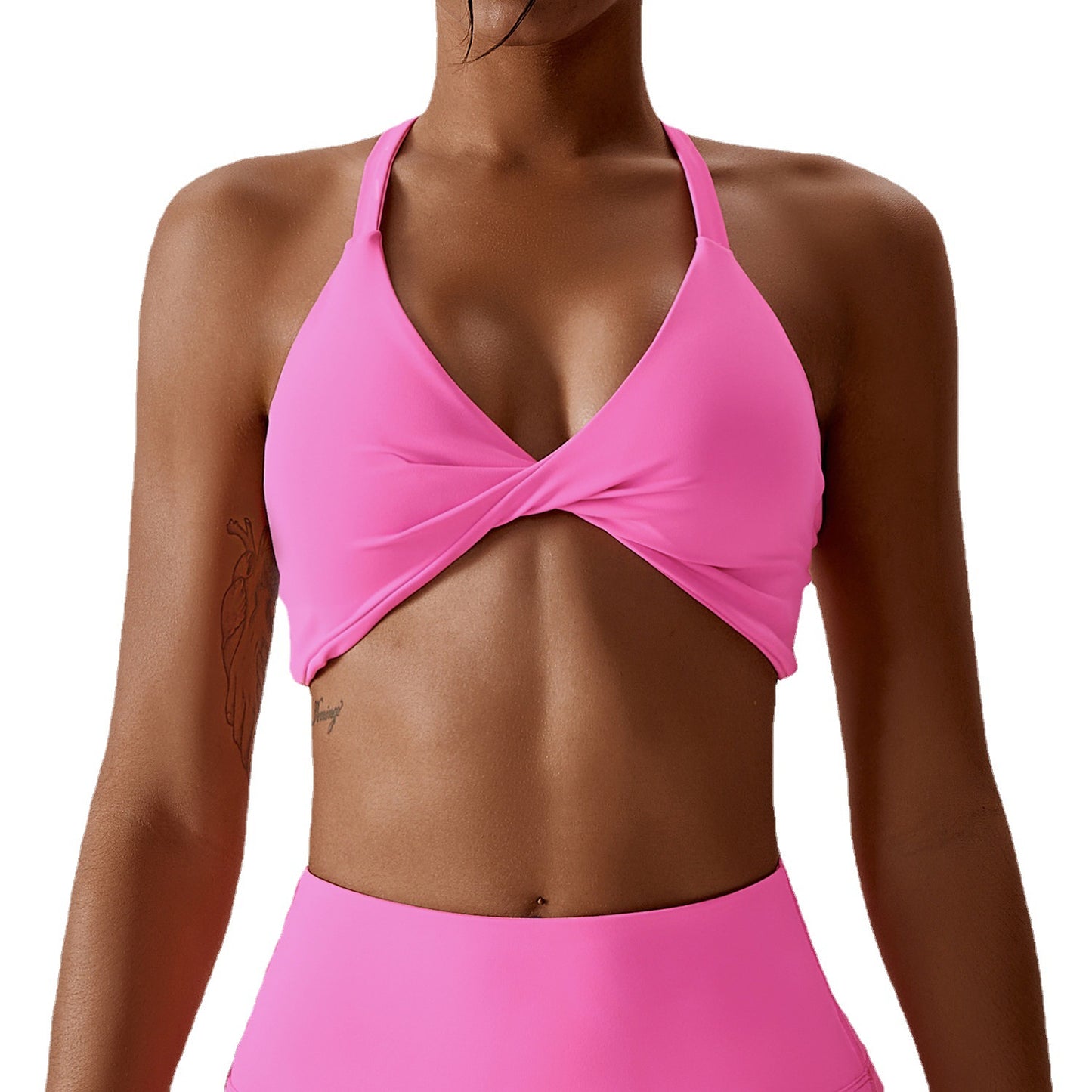 Women Seamless High Waist Yoga Pants Sports Bra Active Set