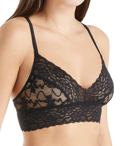 Semisheer Lace Wireless Bralette Soft Support