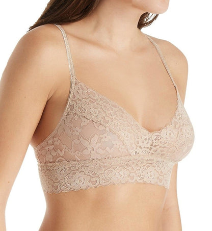 Semisheer Lace Wireless Bralette Soft Support