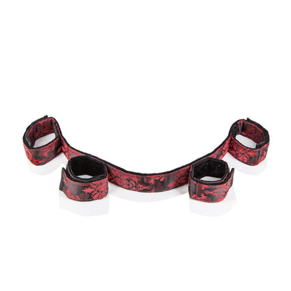 Adjustable Bondage Spreader Bar Wrist Ankle Cuff Set