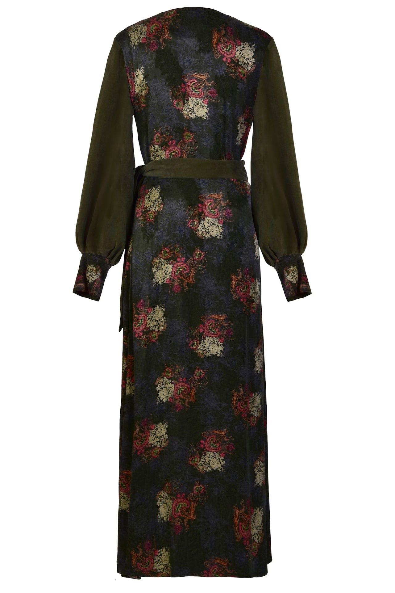Long Sleeve Wrap Maxi Dress Women Elegant Boho Evening Wear