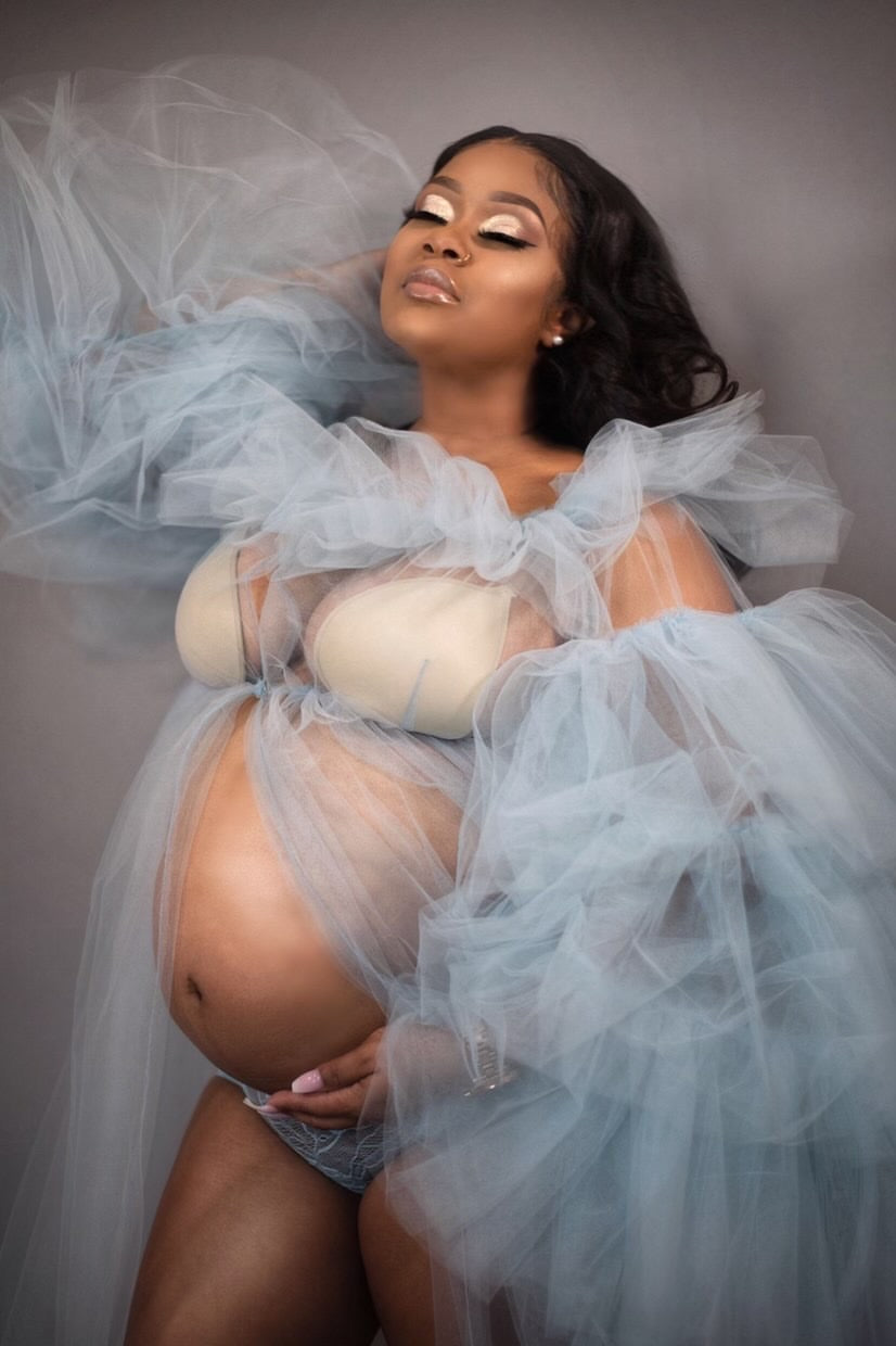 Preona Maternity Maxi Dress for Pregnancy Photoshoot Wear