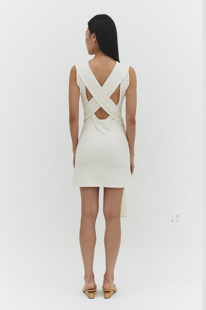Beatriz Dress Off White Womens Mini Dress Summer Casual TopsBeatriz Dress Off White Womens Mini Dress Summer Casual TopsBeatriz Dress Off White Womens Mini Dress Summer Casual Tops