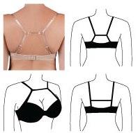 Haute Strap Bra Converter Adjustable Back Strap Clips Set