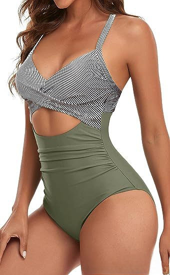 Cutout One Piece Swimsuit For Women Summer Beach Pool Wear