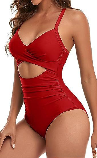 Cutout One Piece Swimsuit For Women Summer Beach Pool Wear