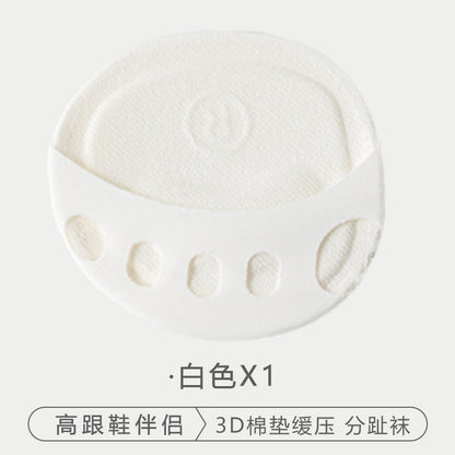 Women Invisible Split Toe High Heel Forefoot Cushion Pad