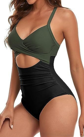 Cutout One Piece Swimsuit For Women Summer Beach Pool Wear