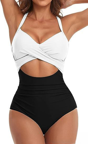 Cutout One Piece Swimsuit For Women Summer Beach Pool Wear