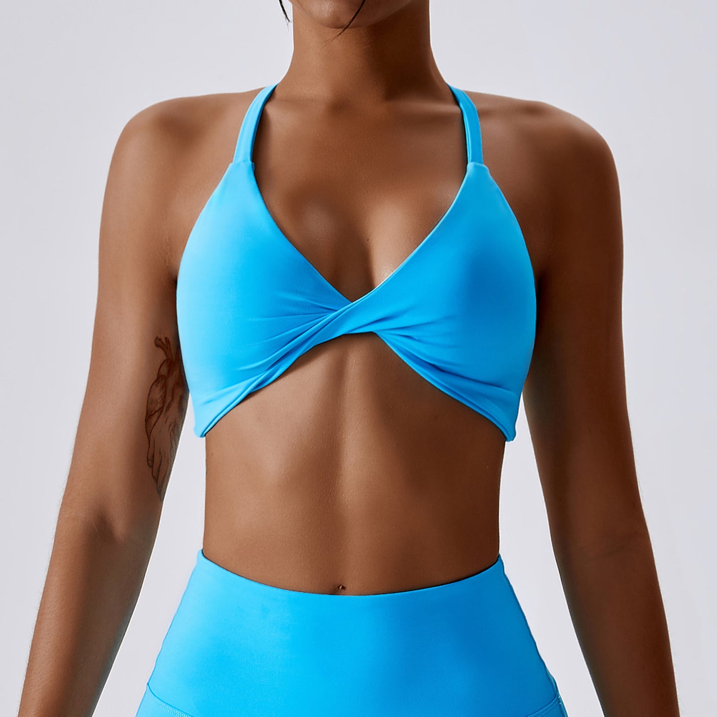 Women Seamless High Waist Yoga Pants Sports Bra Active Set