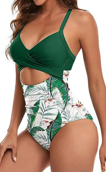 Cutout One Piece Swimsuit For Women Summer Beach Pool Wear