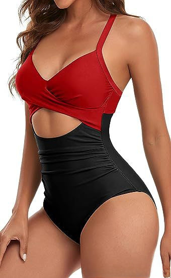 Cutout One Piece Swimsuit For Women Summer Beach Pool Wear