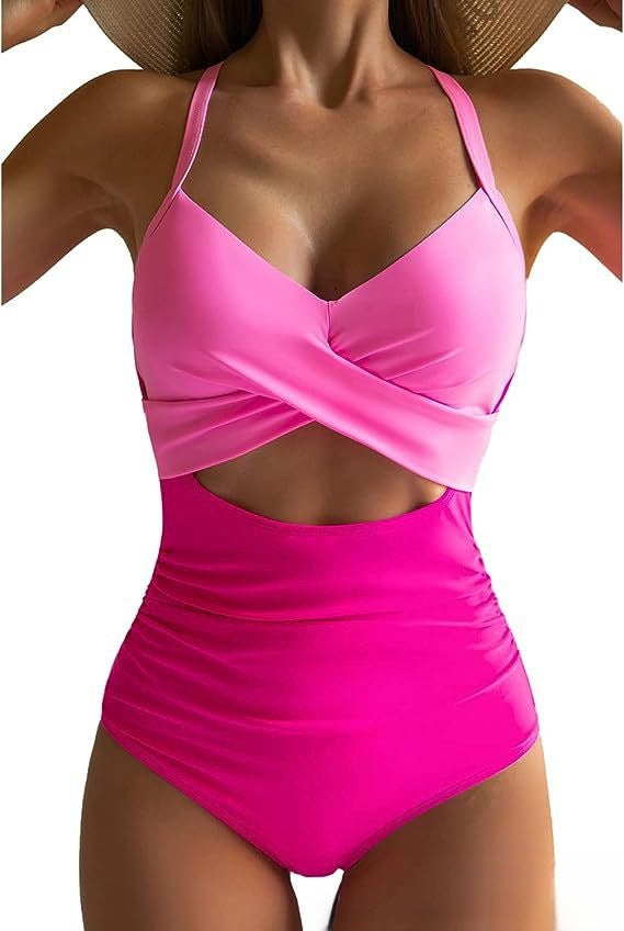 Cutout One Piece Swimsuit For Women Summer Beach Pool Wear