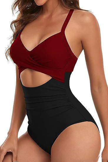 Cutout One Piece Swimsuit For Women Summer Beach Pool Wear