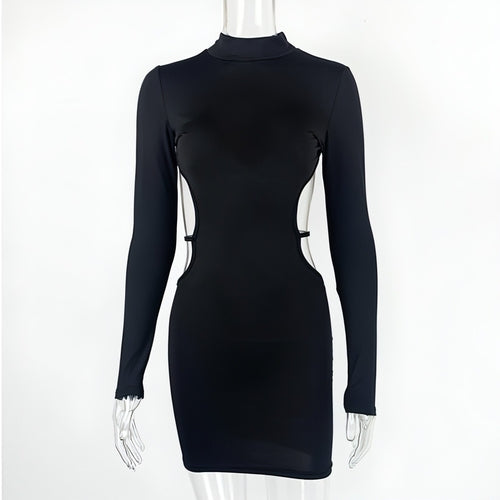 Women's Cut Out Sheath Bodycon Midi Dress for Party Elegant