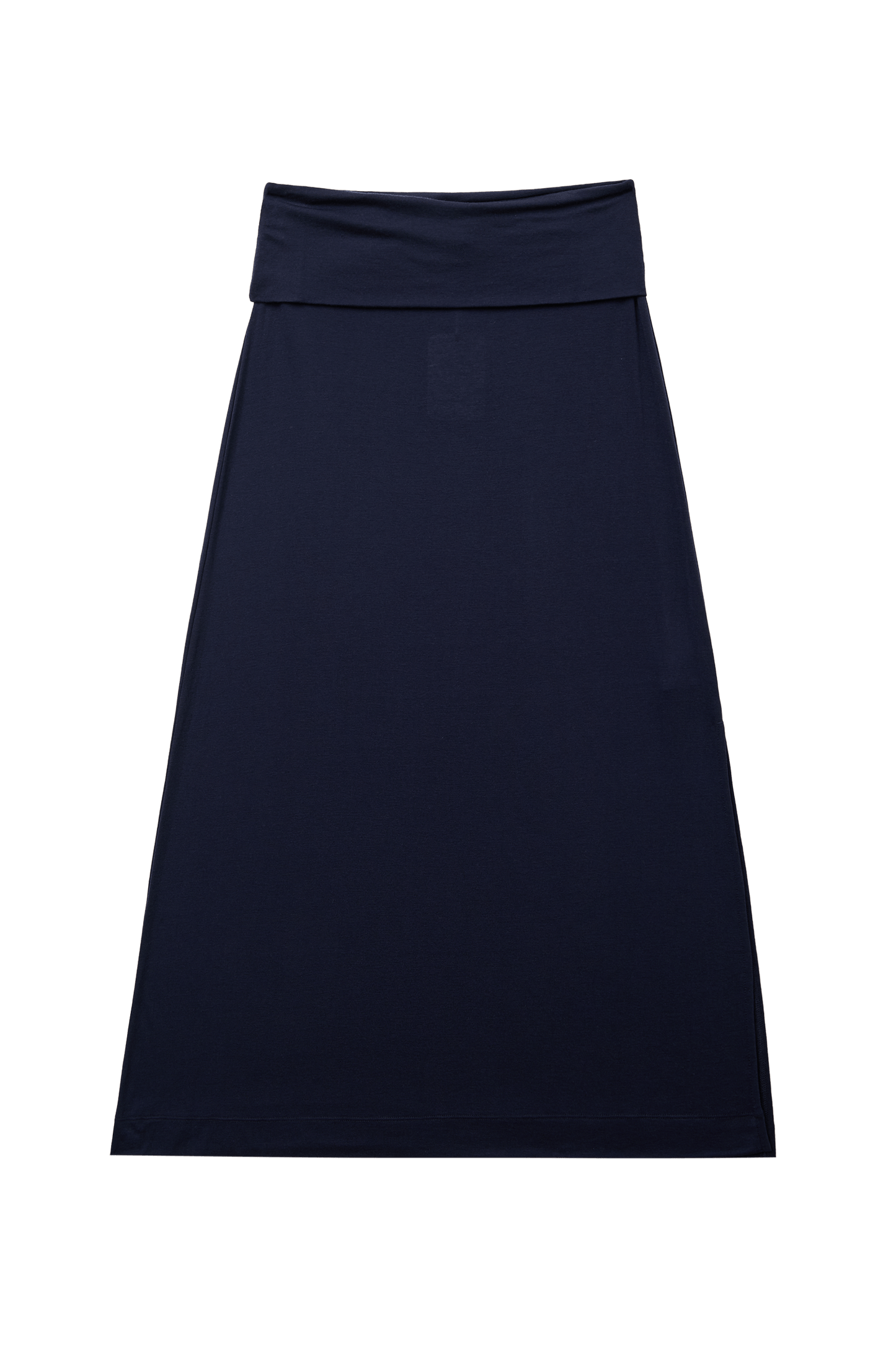 Jsori Maxi Skirt Navy Womens Stretch Jersey Long Skirt Style
