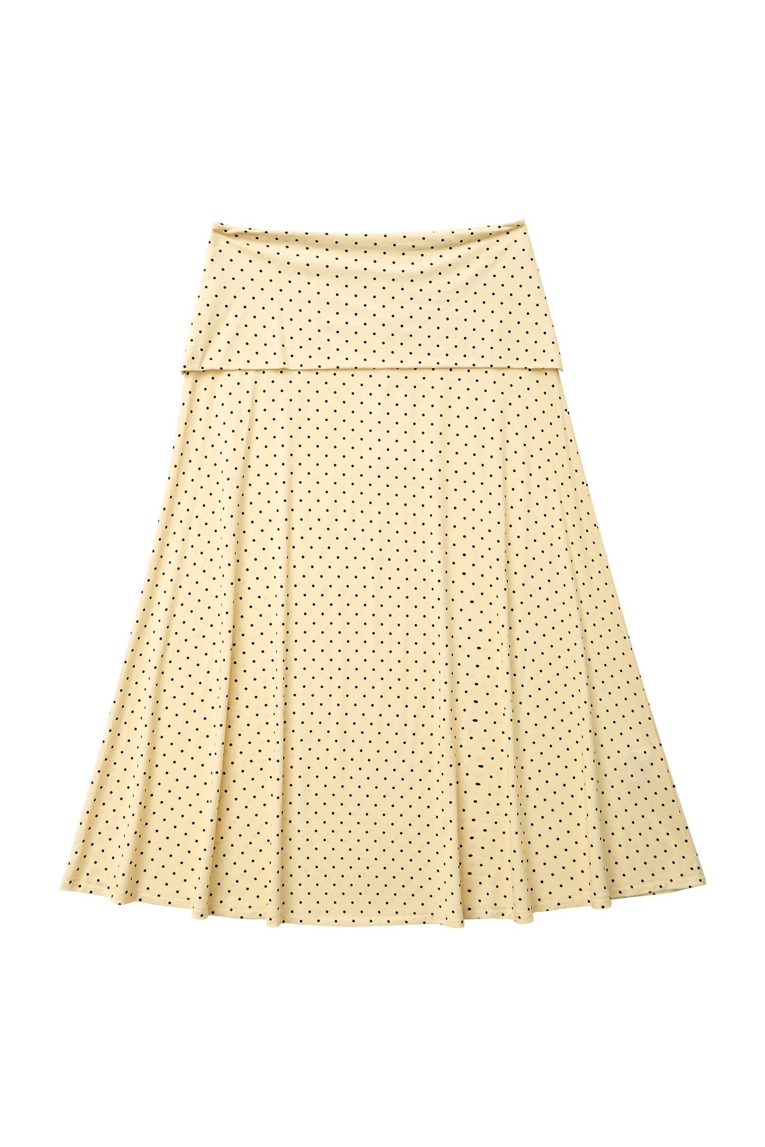 Foldover Flared Maxi Skirt Butter Women Flowy Everyday Style
