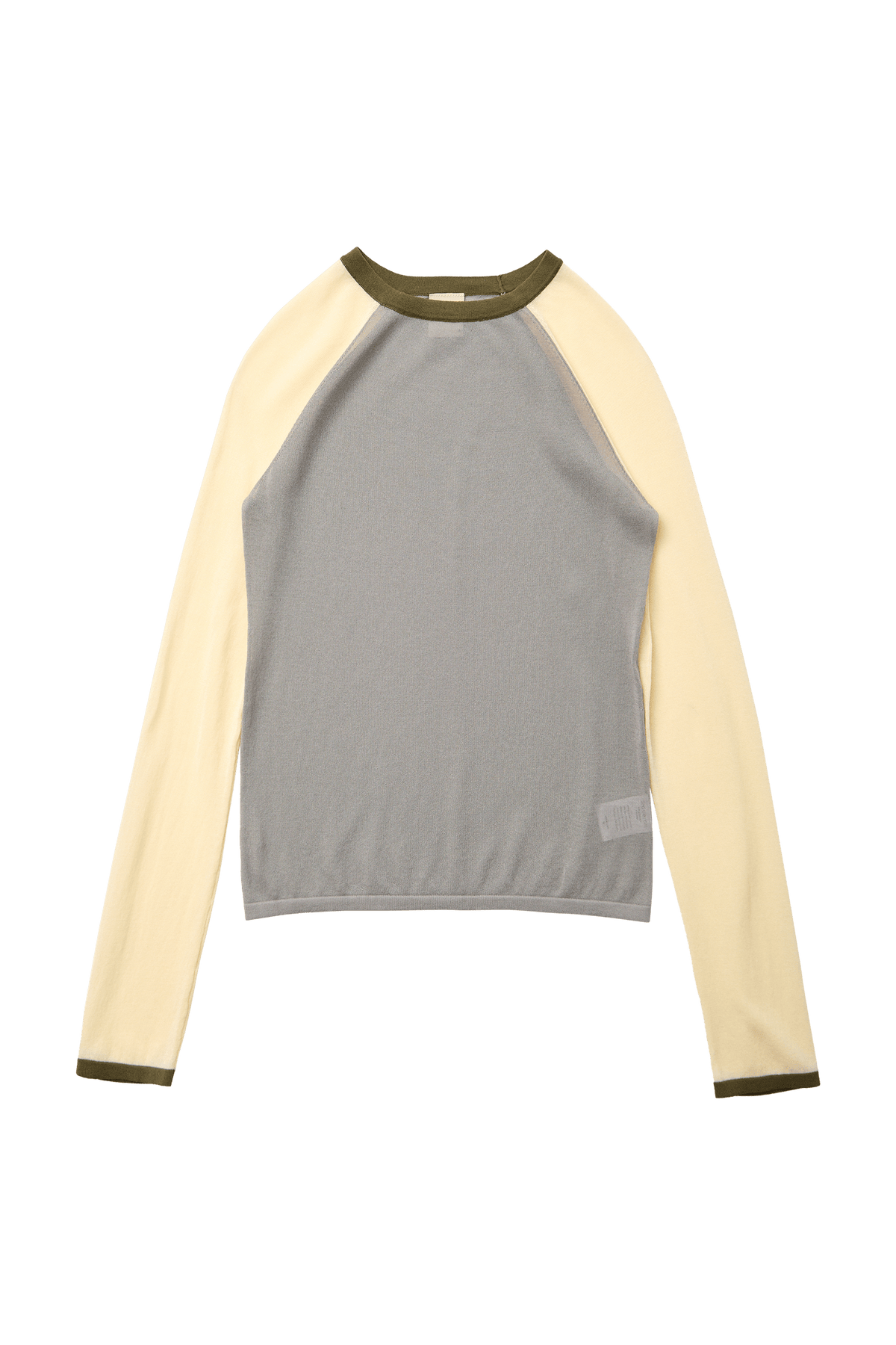 Mirinae Raglan Top Matcha Mel Womens Cotton Sweater Style X