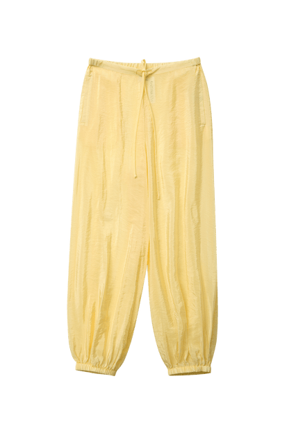 Zora Voile Pants Butter Womens Lightweight Balloon Trousers