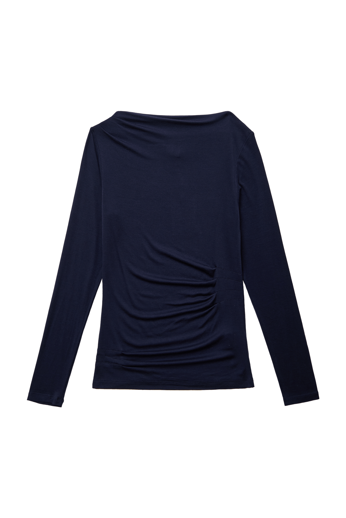 Narae Long Sleeve Top Navy Lightweight Layering Women Outfit