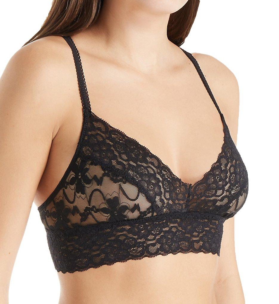 Semisheer Lace Wireless Bralette Soft Support