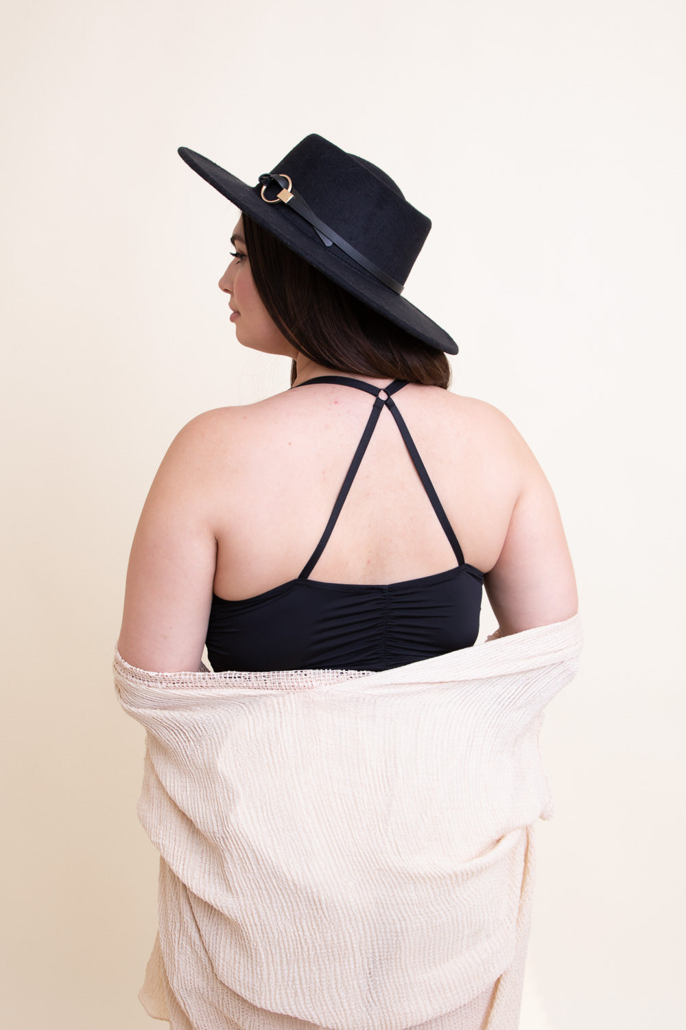 Ruched Plus Size Bralette for Women Comfortable Support Bra
